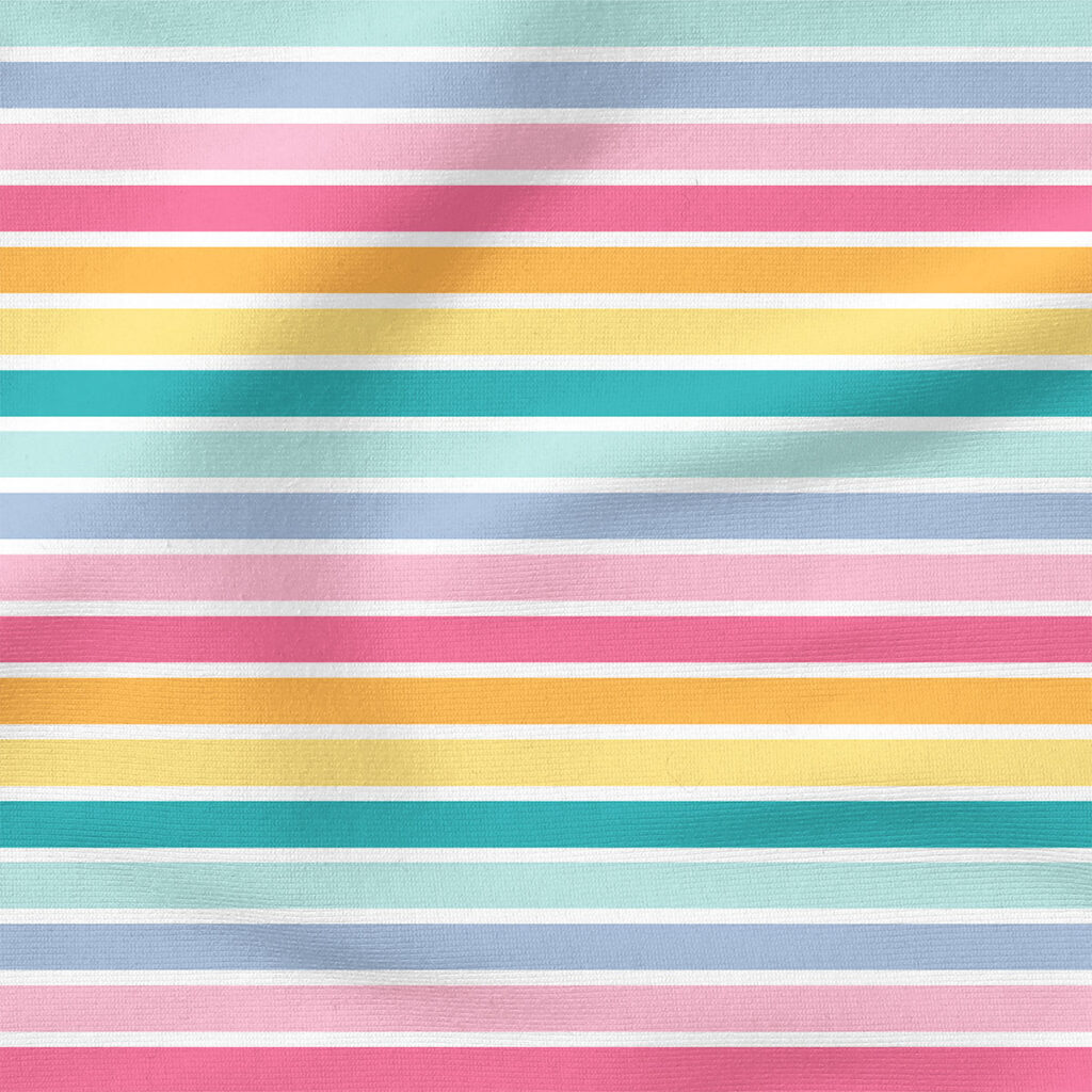 Mermaid Stripes (Rainbow) | Stripes and Shapes