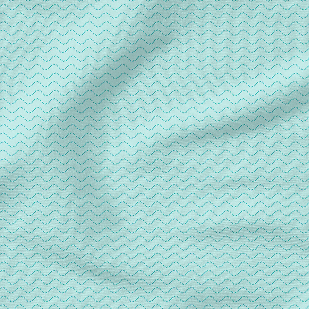 Waves (Aqua) | Stripes and Shapes