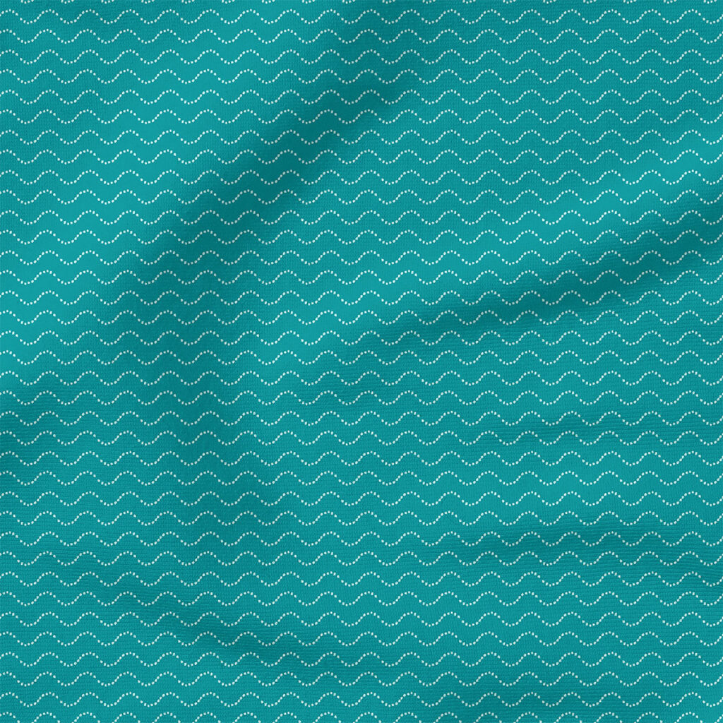 Waves (Sea Green) | Stripes and Shapes