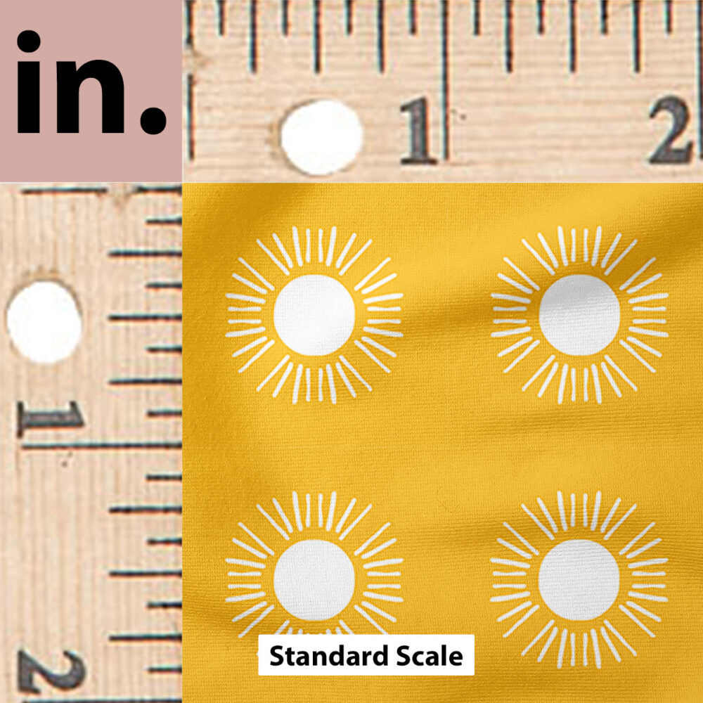 Ruler Scale for Sunny Day (Golden Rays) by Indy Bloom Design