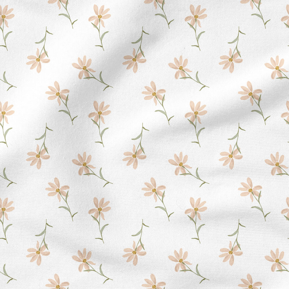 Sweet Daisies | Botanical Fabric Design | Indy Bloom Design