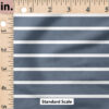 Ruler Scale for Stripes on Navy by Indy Bloom Design