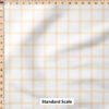 Ruler Scale for Gingham (Peachy Lemon) by Indy Bloom Design