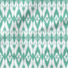 Bohemian Teal Parrot | Stripes and Shapes Fabric Design | Indy Bloom Design