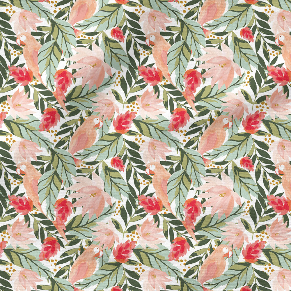 Floral Tropic Parrot (Green) | Botanical