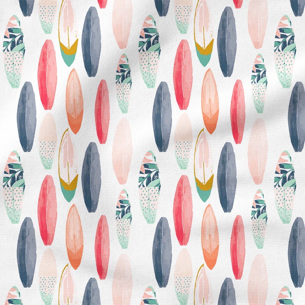 Surfer Girl | Stripes and Shapes Fabric Design | Indy Bloom Design