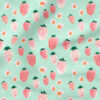 Strawberry Blossom (Neon Teal) | Fruit