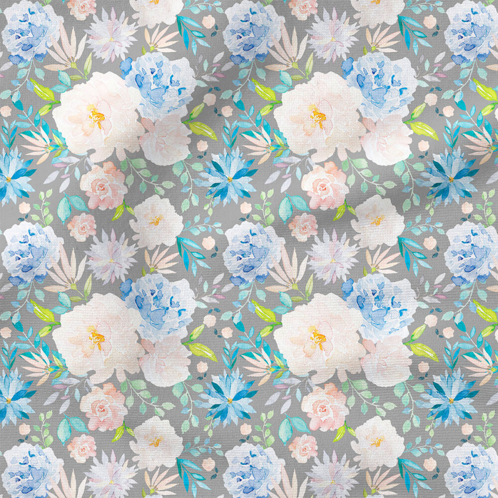 Jasper Bloom (Light) | Botanical Fabric Design | Indy Bloom Design