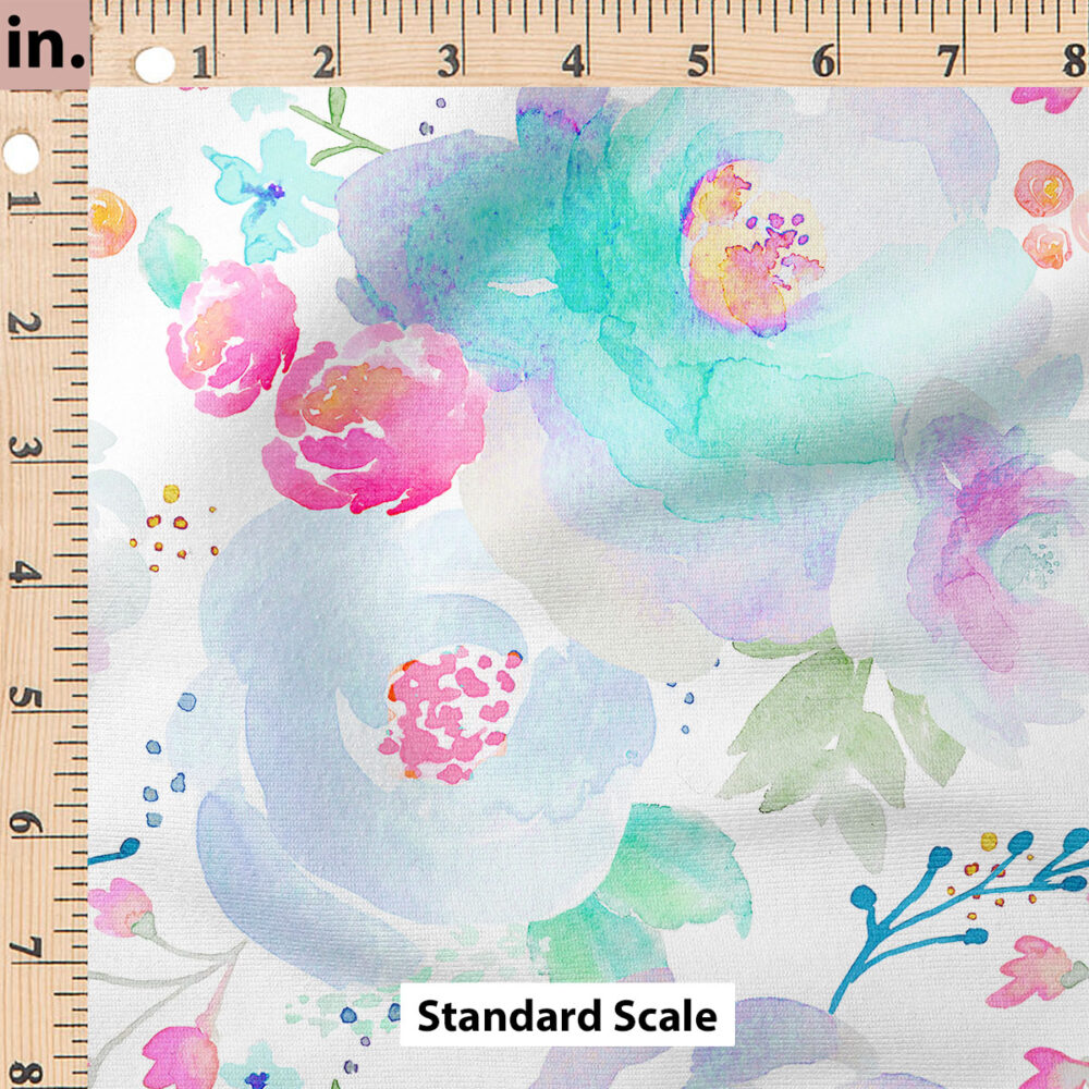 Ruler Scale for Floral Blues by Indy Bloom Design