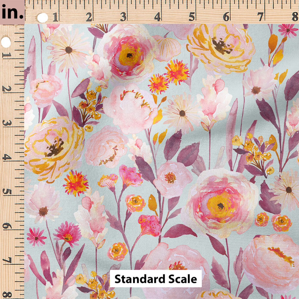 Ruler Scale for Golden Lilac Garden by Indy Bloom Design