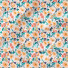 Orange Berry Blossom | Botanical Fabric Design | Indy Bloom Design