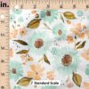 Ruler Scale for Peachy Blues Sunflowers by Indy Bloom Design