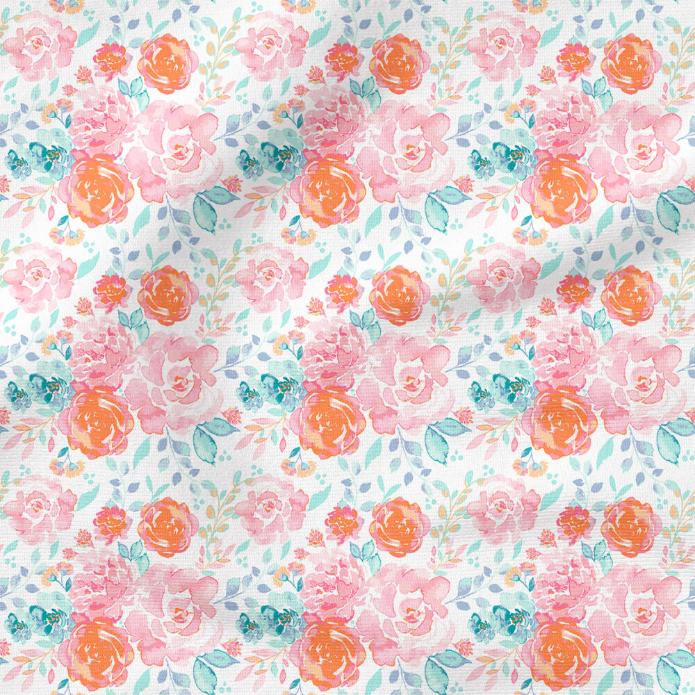 Rainbow Mermaid | Botanical Fabric Design | Indy Bloom Design