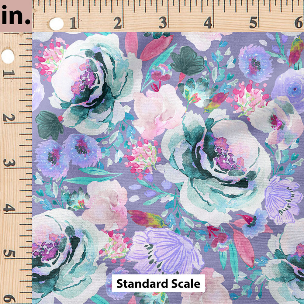 Ruler Scale for Ultra Violet Blossom (Blues) by Indy Bloom Design