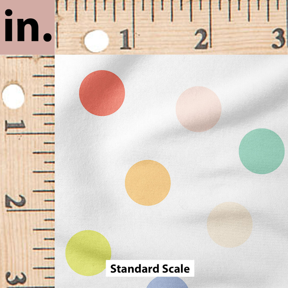 Ruler Scale for Bubble Gum Polka Dots by Indy Bloom Design