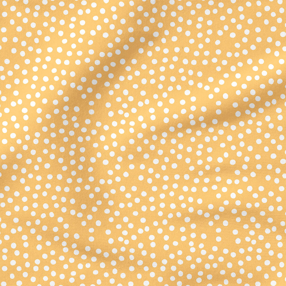 Creamsicle Polka Dots | Stripes and Shapes Fabric Design | Indy Bloom Design