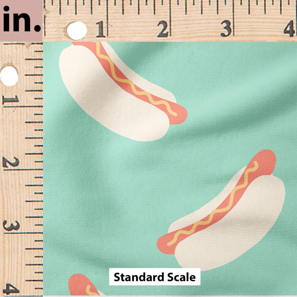 Ruler Scale for Hot Dog by Indy Bloom Design