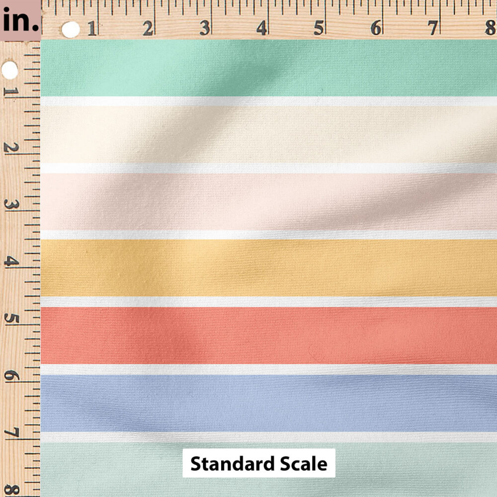 Ruler Scale for Retro Rainbow Stripe by Indy Bloom Design