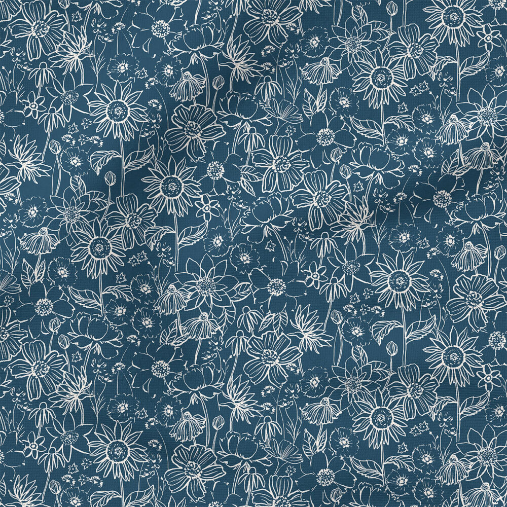 Sketch (Midnight Blue) | Botanical