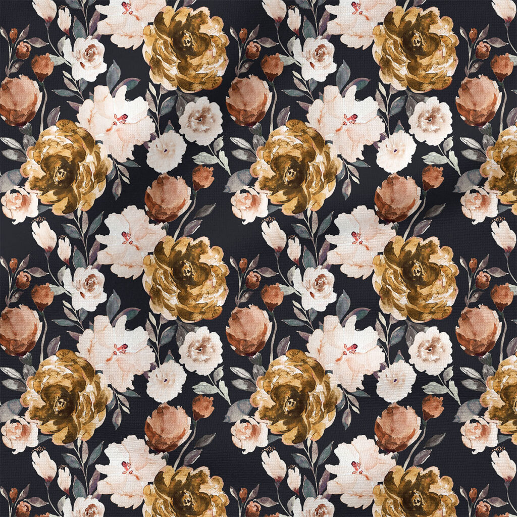 Autumn Peonies (Dark) | Seasonal