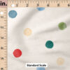 Ruler Scale for Christmas Polka Dot by Indy Bloom Design