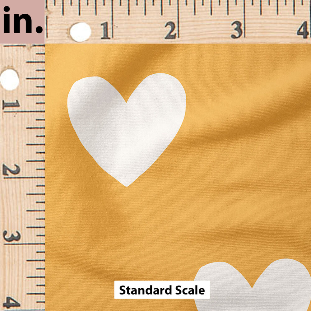 Ruler Scale for Dotted Hearts (Golden) by Indy Bloom Design