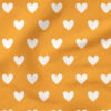 Dotted Hearts (Golden) | Valentine's Day Fabric Design | Indy Bloom Design