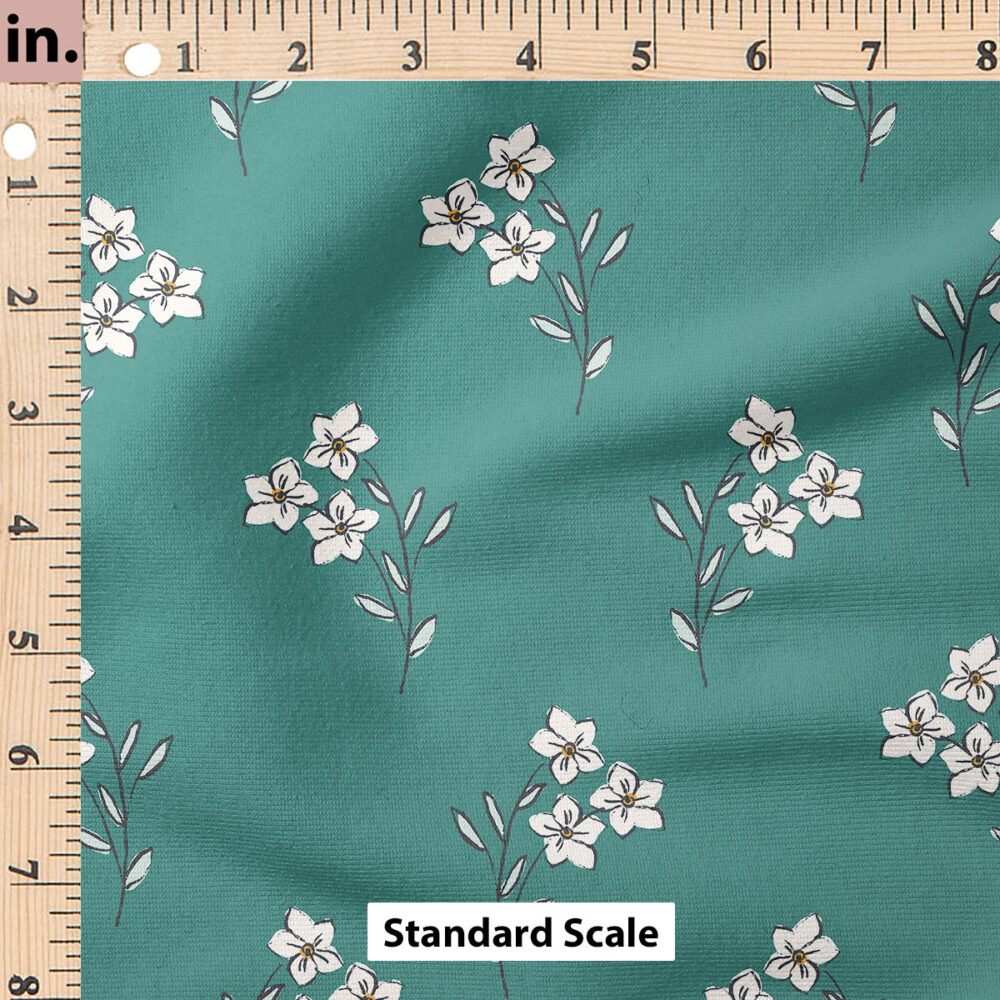 Ruler Scale for Forget Me Not (Green) by Indy Bloom Design