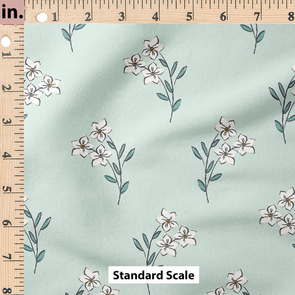 Ruler Scale for Forget Me Not (Mint) by Indy Bloom Design