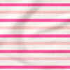 Valentine Stripe (Hot Pink on Cream) | Stripes and Shapes Fabric Design | Indy Bloom Design