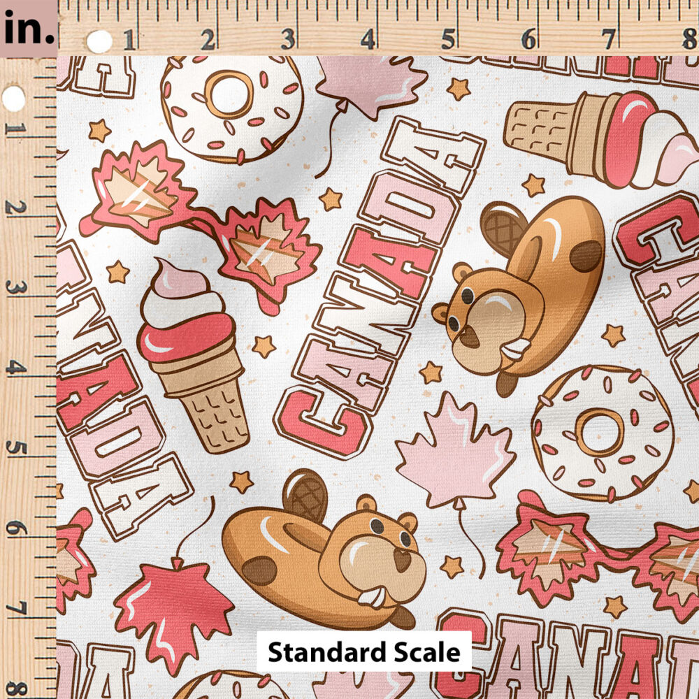 Ruler Scale for Canada Day (Pink) by Julie Storie Designs