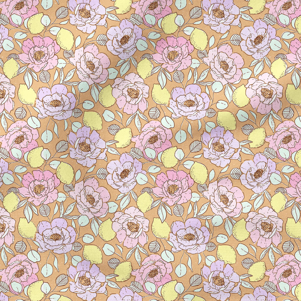 Lemon Floral (Brown) | Children