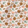 Peachy Camping | Children Fabric Design | Julie Storie Designs