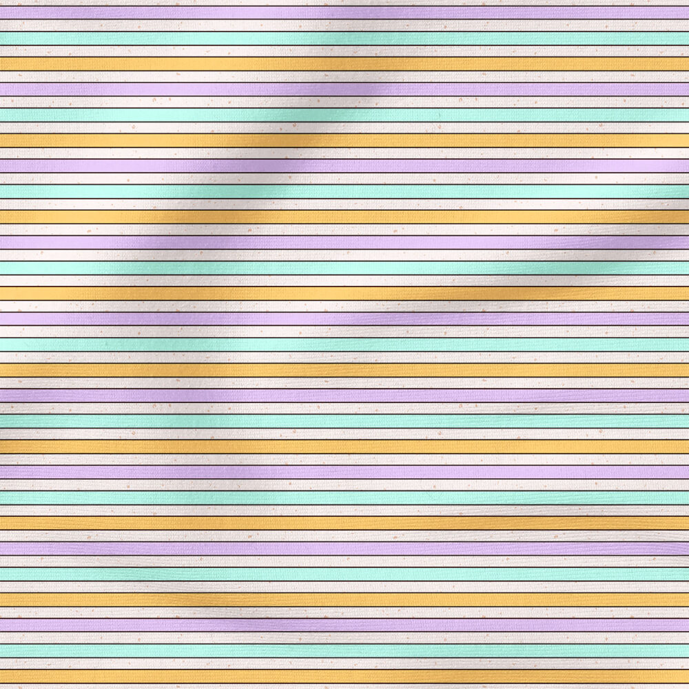 Boo Stripe (Purple) | Holiday Fabric Design | Julie Storie Designs