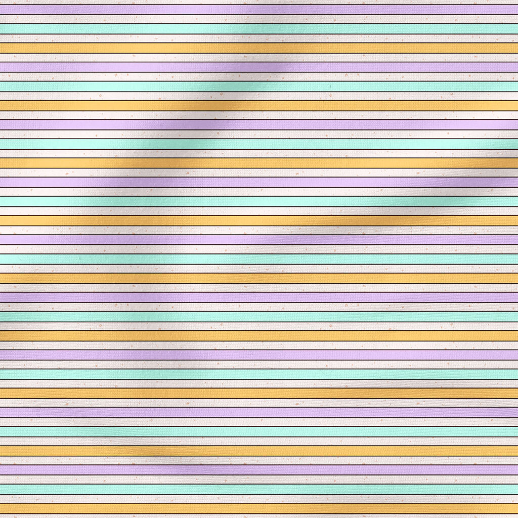 Boo Stripe (Purple) | Holiday Fabric Design | Julie Storie Designs