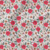 Christmas Floral Outline | Holiday Fabric Design | Julie Storie Designs