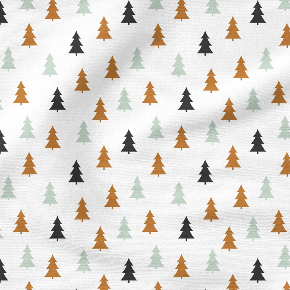 Christmas Tree (Green) | Holiday Fabric Design | Julie Storie Designs