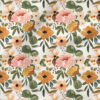 Charlotte Boho Floral (Cream) | Botanical Fabric Design | Cate and Rainn