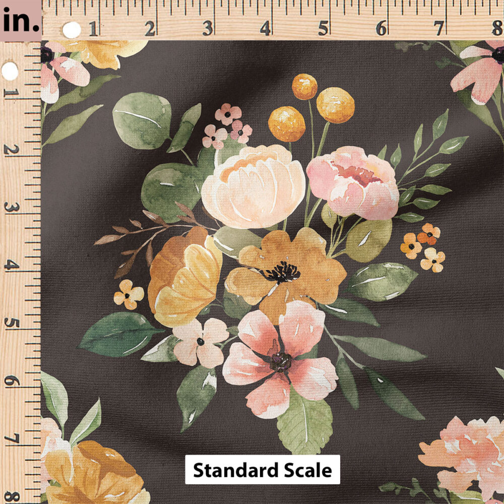 Ruler Scale for Charlotte Floral Blossom (Dark) by Cate and Rainn