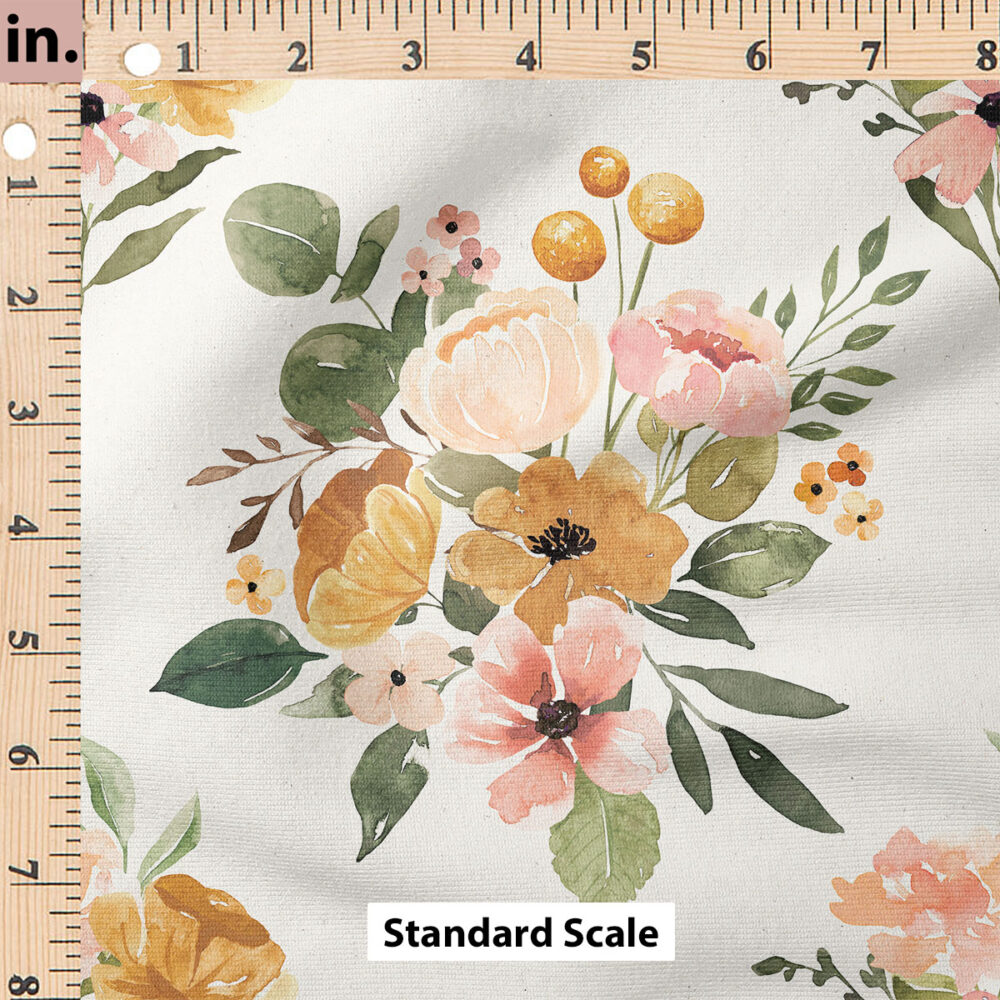 Ruler Scale for Charlotte Floral Blossom (Cream) by Cate and Rainn