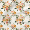 Charlotte Floral Blossom (Cream) | Botanical Fabric Design | Cate and Rainn