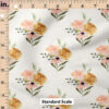 Ruler Scale for Charlotte Floral Bouquet (Cream) by Cate and Rainn