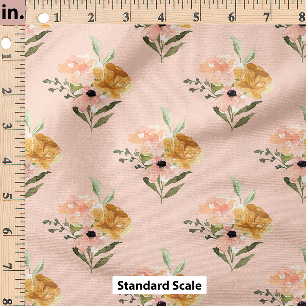 Ruler Scale for Charlotte Floral Bouquet (Pink) by Cate and Rainn