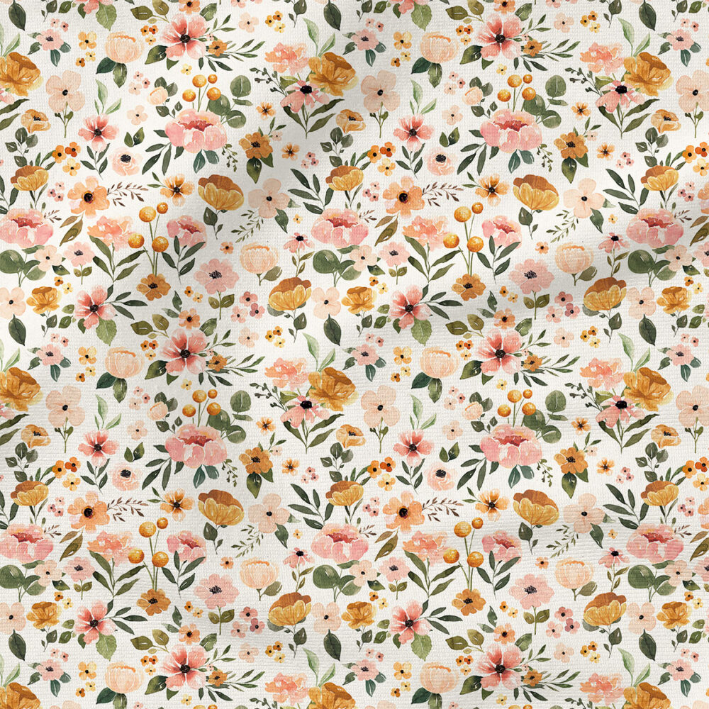 Charlotte Flowers | Botanical Fabric Design | Cate and Rainn