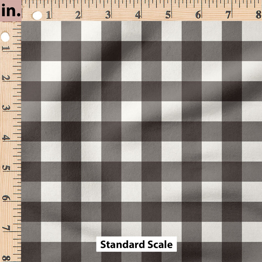 Ruler Scale for Charlotte Gingham (Black) by Cate and Rainn