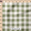 Ruler Scale for Charlotte Gingham (Green) by Cate and Rainn