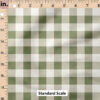 Ruler Scale for Charlotte Textured Gingham (Green) by Cate and Rainn