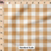 Ruler Scale for Charlotte Textured Gingham (Orange) by Cate and Rainn