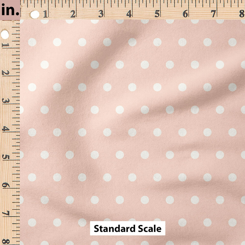 Ruler Scale for Charlotte Polka Dot (Light Pink) by Cate and Rainn