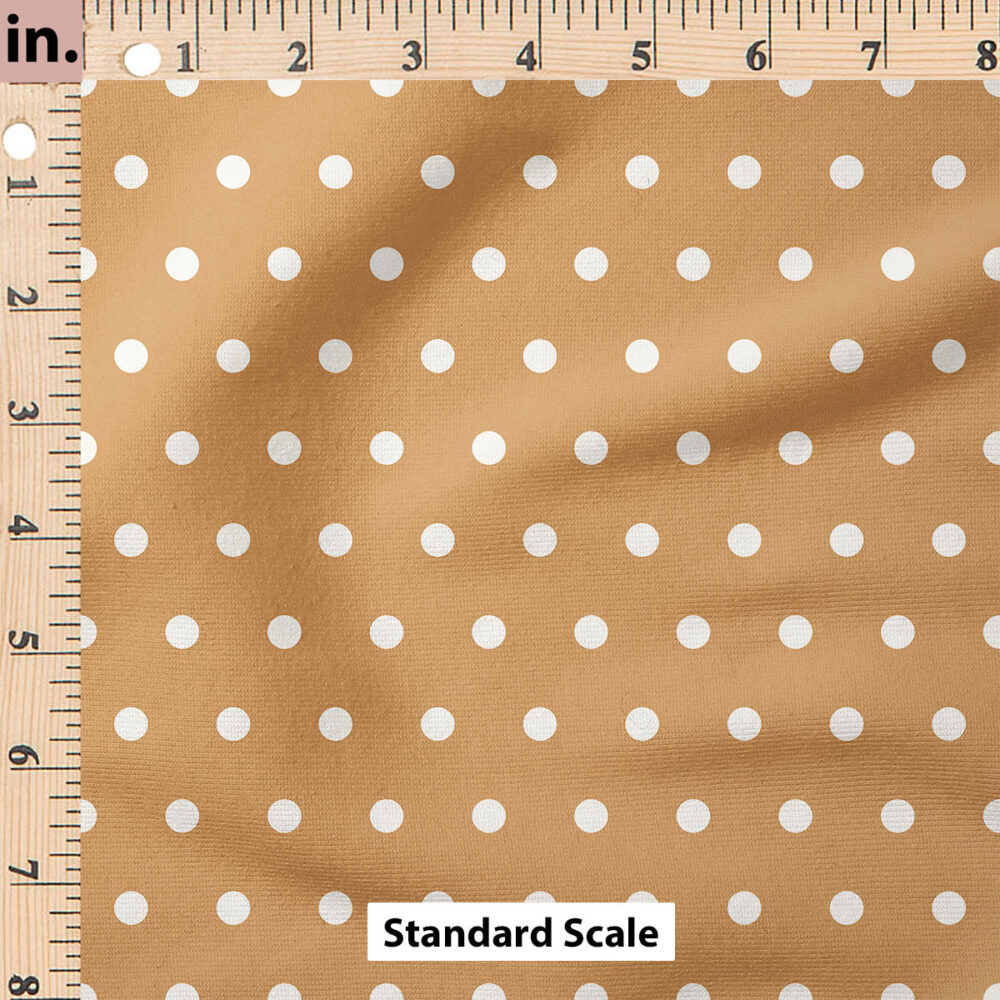 Ruler Scale for Charlotte Polka Dot (Orange) by Cate and Rainn